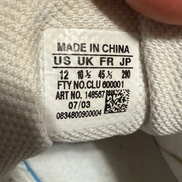 Adidas Men's White High-Top Sneakers -12 - Picture 3 of 4